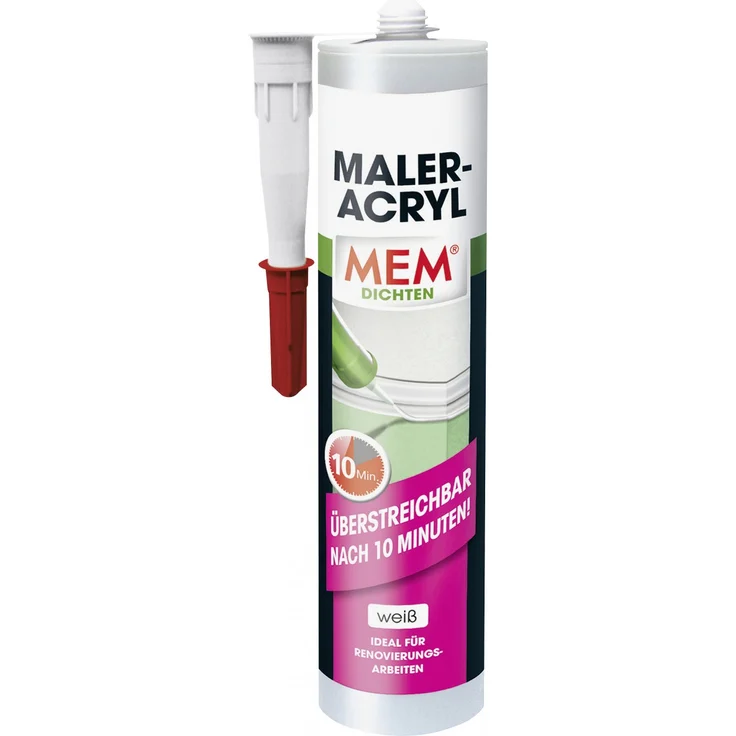 MEM Maler-Acryl weiß, 300 ml – Bild 1