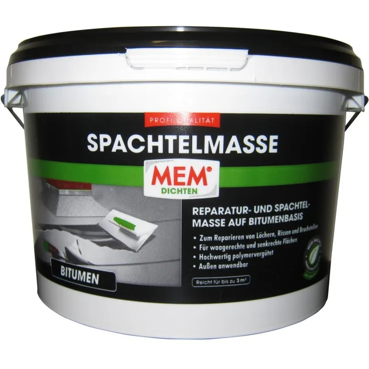 MEM Profi Spachtelmasse Iösemittelfrei schwarz, 4