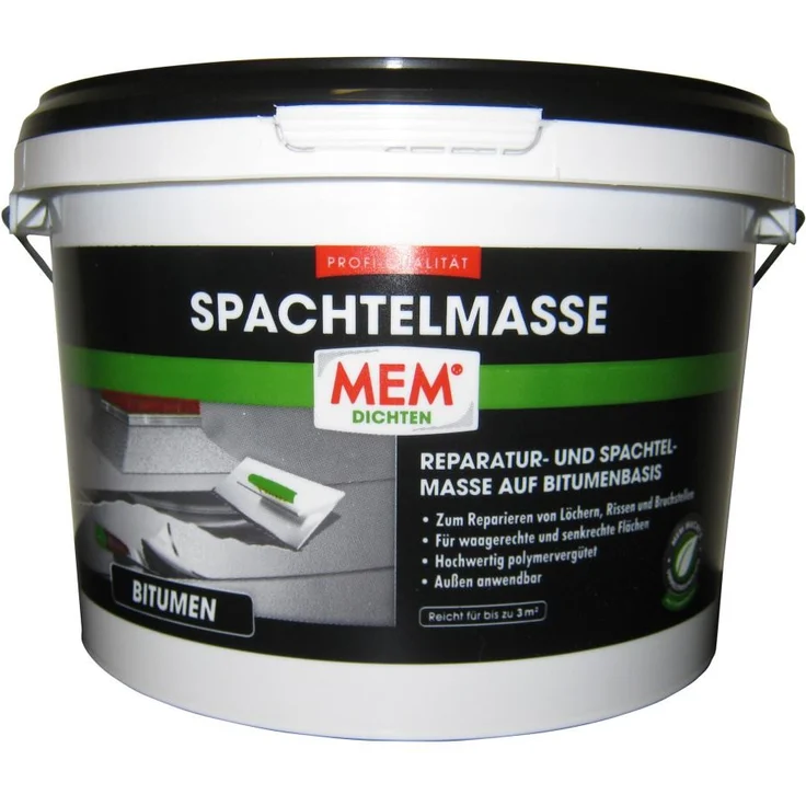 MEM Profi Spachtelmasse Iösemittelfrei schwarz, 4