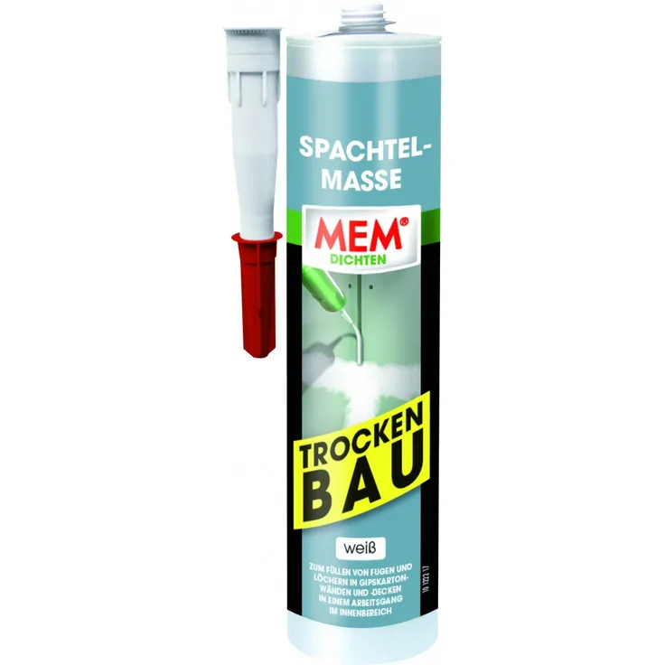 MEM Spachtelmasse Trockenbau weiß, 300 ml - Preisvergleich