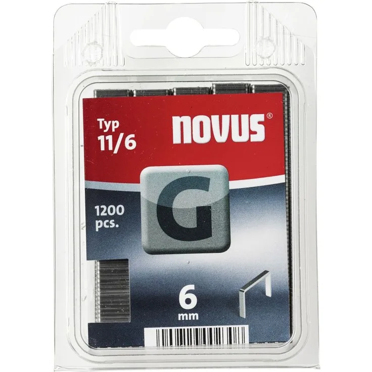 Novus Tackerklammer Typ G 11/6 1200 Stück