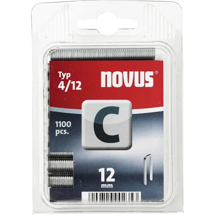 Novus Tackerklammer Typ C 4/12 1100 Stück