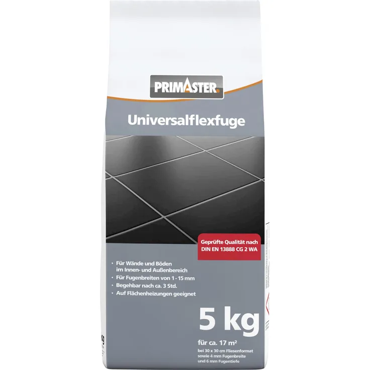 Primaster Universalflexfuge 5 kg silbergrau - Preisvergleich