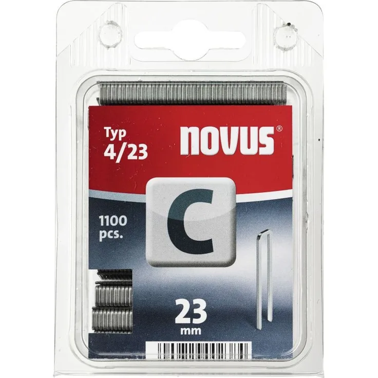 Novus Tackerklammer Typ C 4/23 1100 Stück - Preisvergleich