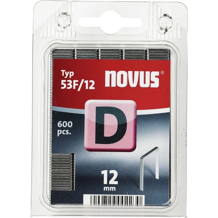 Novus Tackerklammer Typ D (53f) 600 Stück – Bild 1