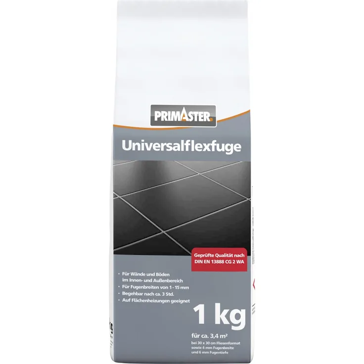 Primaster Universalflexfuge 1 kg silbergrau