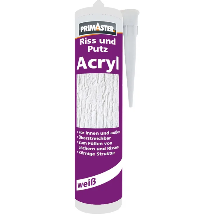 Primaster Riss und Putz-Acryl weiß, 310 ml - Preisvergleich
