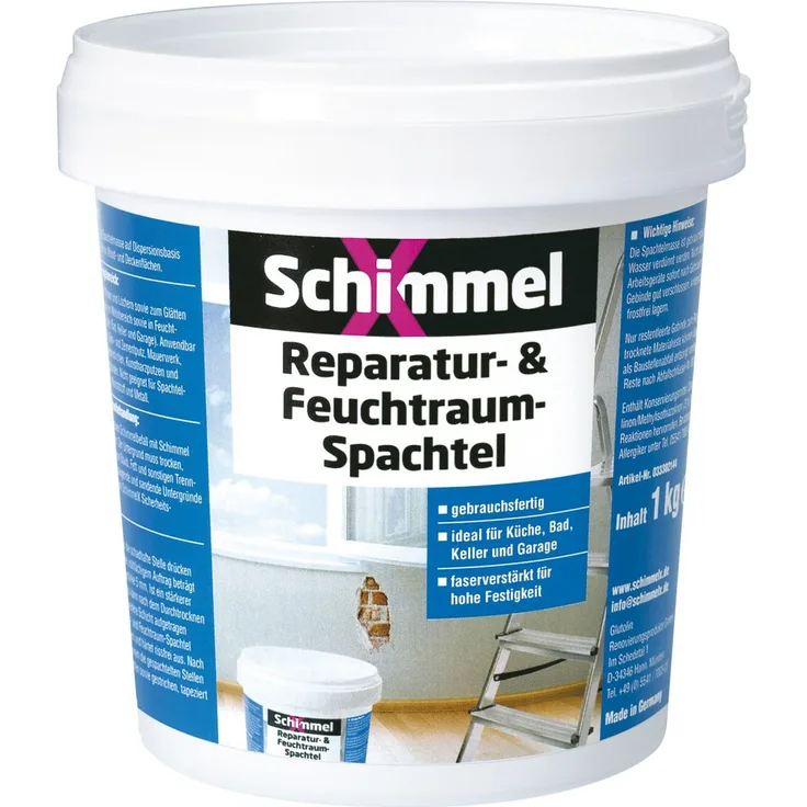 Schimmel X Reparatur- und Feuchtraumspachtel 1 kg