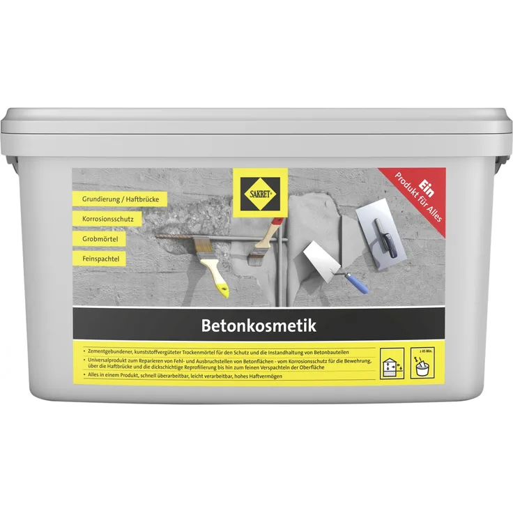 Sakret Betonkosmetik 5 kg grau 1,0 mm