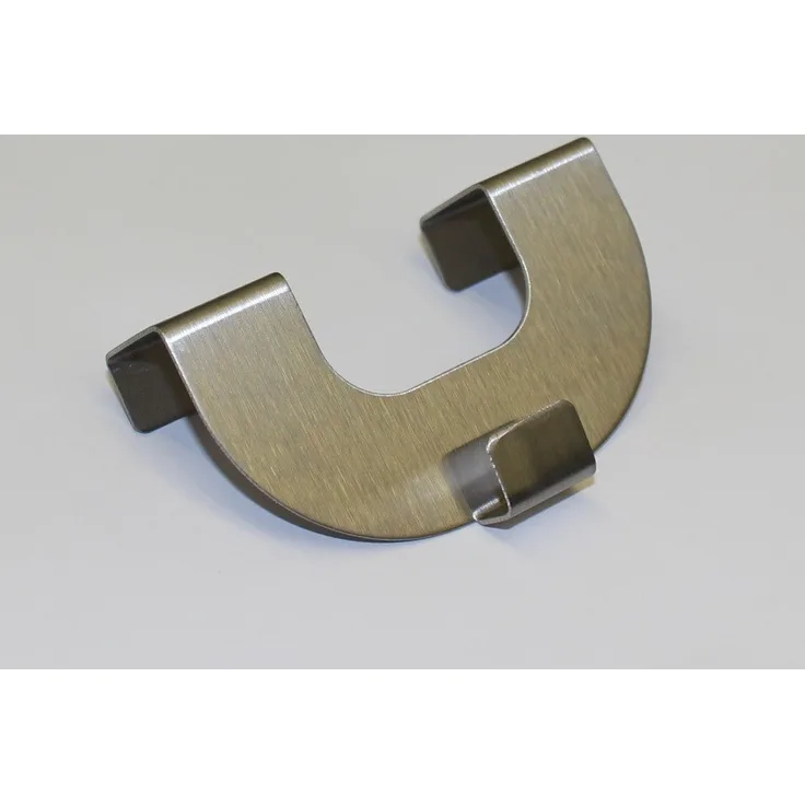 Fensterhaken Metall 4 cm, U-Form, 2-er Pack