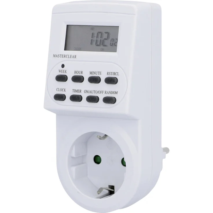 Wochenzeitschaltuhr 3.600 W digital, weiß – Bild 1