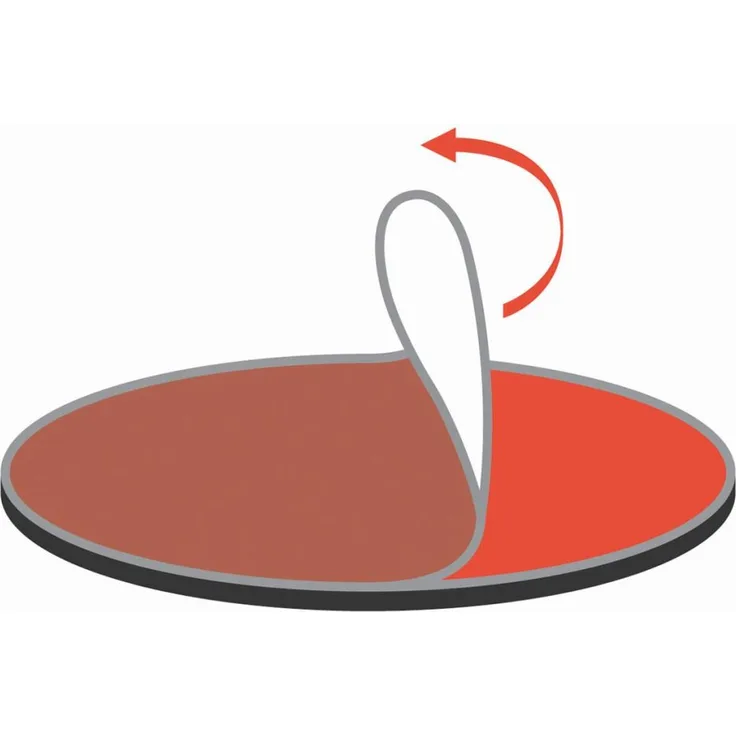 Wolfcraft Polierfilz Ø 125 mm, für