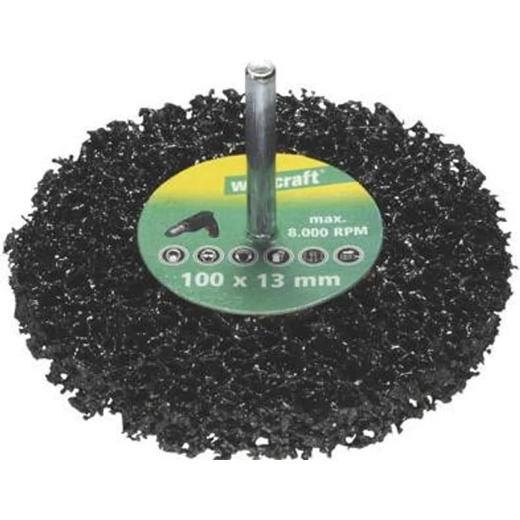 Wolfcraft Reinigungsscheibe Ø 100x13 mm Schaft 6