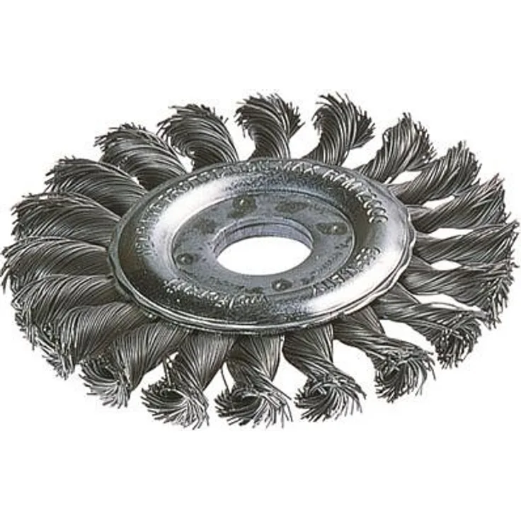 Wolfcraft Scheibendrahtbürste Ø 115 mm, gezopft