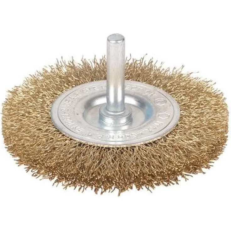 Wolfcraft Scheibendrahtbürste Ø 75 mm Messing,