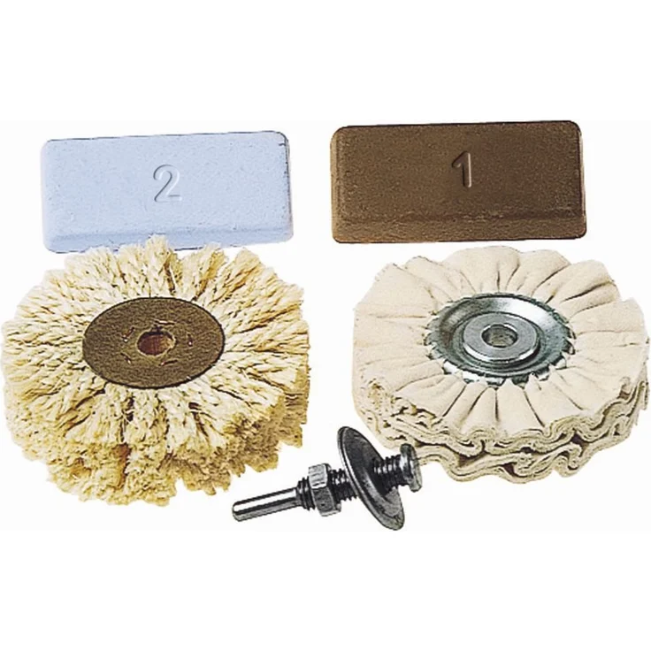 Wolfcraft Polierpasten-Set Profi 2 teilig - Preisvergleich – Bild 1