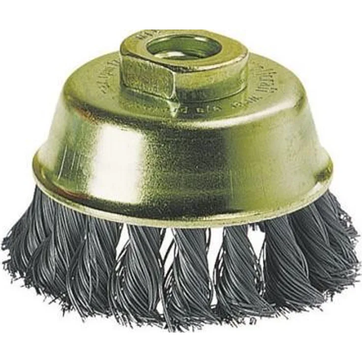 Wolfcraft Topfdrahtbürste Ø 75 mm gezopft