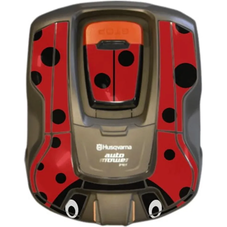 Husqvarna Automower Folien - Design Marienkäfer (passend für Modell: 315 X)