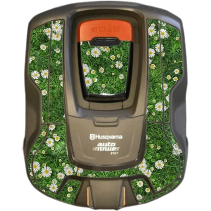 Husqvarna Automower Folien - Design Blumenwiese (passend für Modell: 315 X)