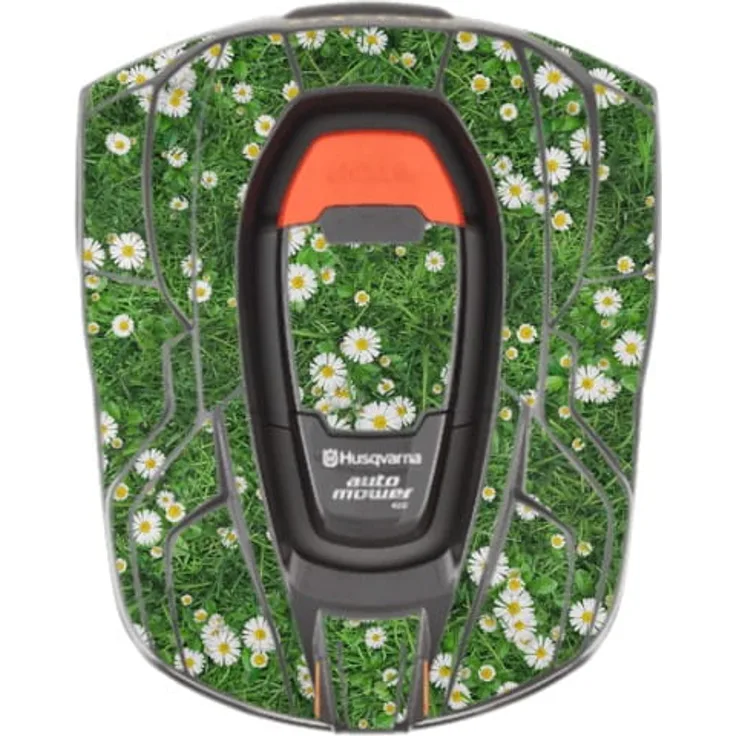 Husqvarna Automower Folien - Design Blumenwiese (passend für Modelle: 320/420/440)