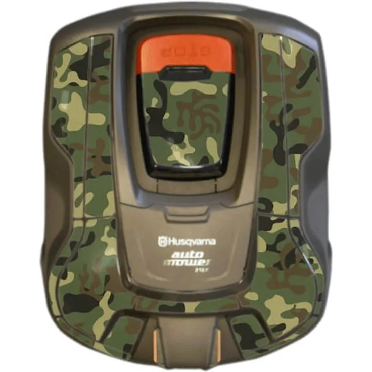 Husqvarna Automower Folien - Design Camouflage (grün) (passend für Modell. 315 X)