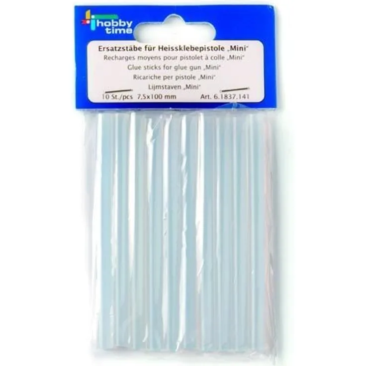 Glorex Ersatzstäbe für Mini 7,5 x 100 mm, 10 Stück