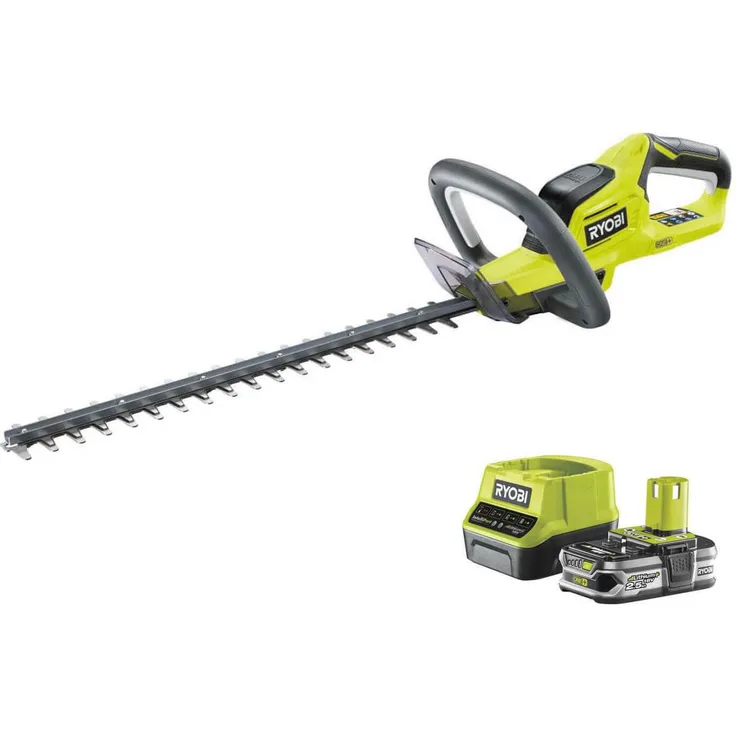 RYOBI Akku-Heckenschere 45 cm Messerlänge ONE+ 18 V mit Akku + Ladegerät