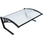 ESTEXO Mähroboter Garage Mährobotergarage Dach Carport Rasenroboter Überdachung Schwarz