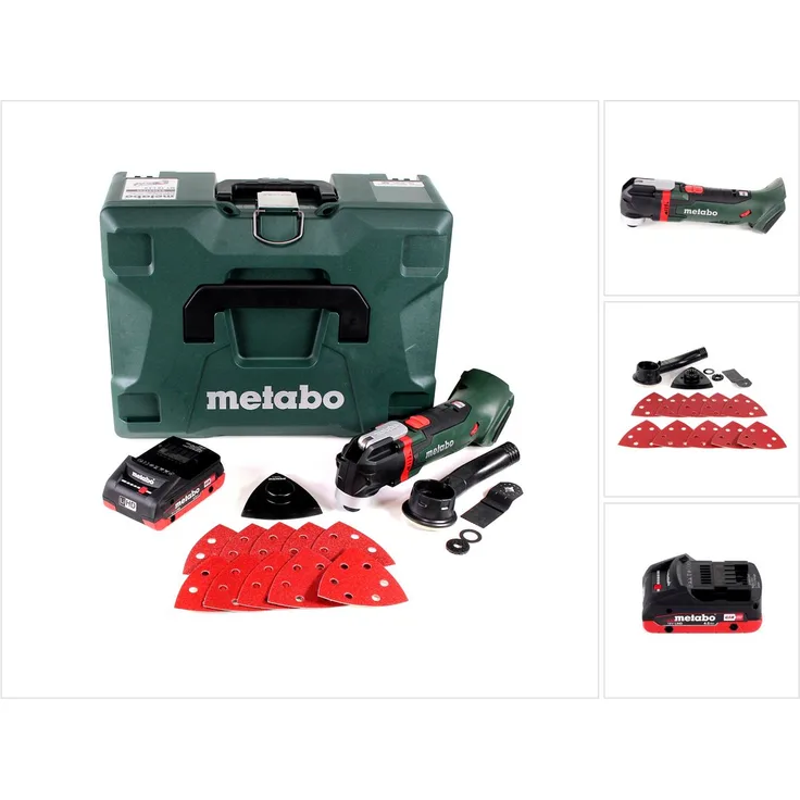 Metabo MT 18 LTX Akku-Multitool 18V (613021840) OIS-/Starlock-kompatibel + 1x Akku 4,0Ah + Koffer - ohne Ladegerät
