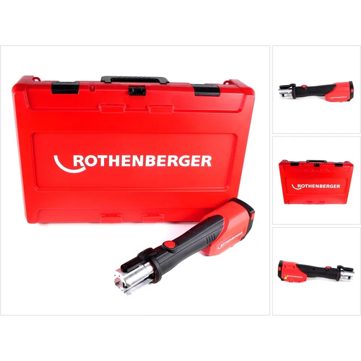 Rothenberger ROMAX 4000 Akku-Pressmaschine 18 V Li-Ion elektrohydraulisch Solo im Transportkoffer (1000002683) - ohne Akku, ohne Ladegerät
