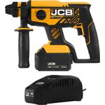 JCB Akku Bohrhammer 18V Bürstenlos SDS-plus inkl. 5 Ah Akku Ladegerät im Karton