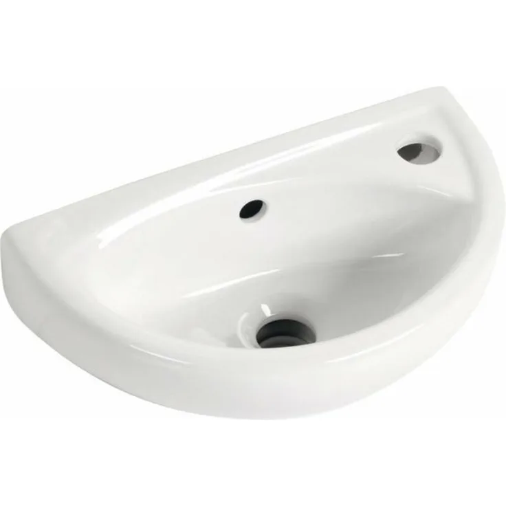 HAK OVAL Keramik-Waschtisch 23x39cm