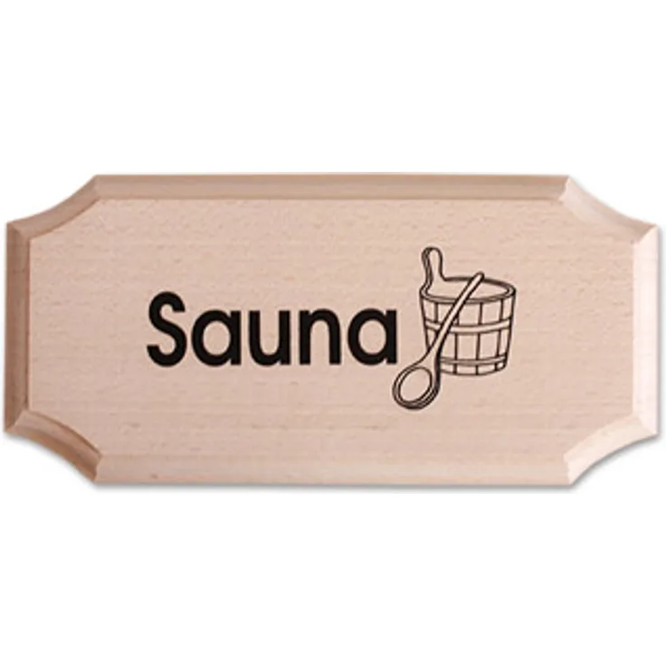 Elsässer Schild 8-eckig, Sauna