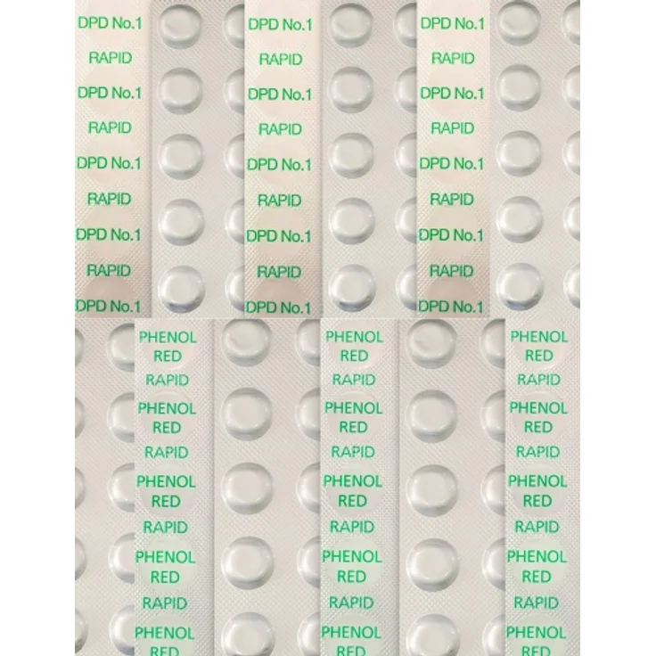 200 Pool Testtabletten Rapid - 100 x DPD No.1 + 100 x Phenol Red - Preisvergleich – Bild 1