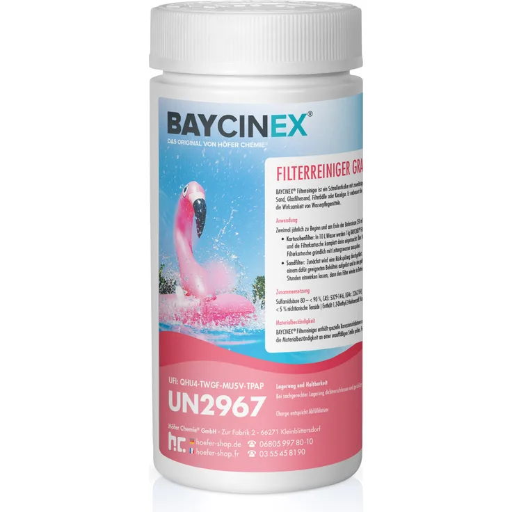 1 x 1 kg BAYCINEX® Filterreiniger Granulat
