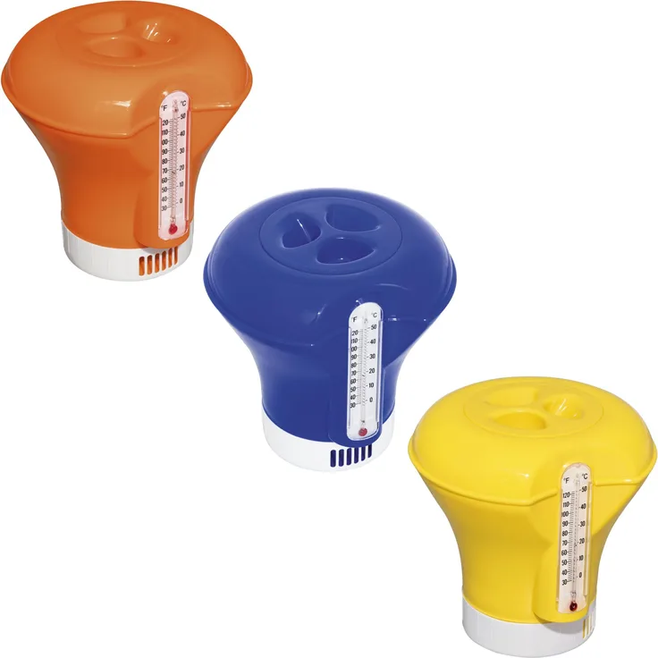 Bestway Flowclear Dosierschwimmer mit Thermometer, sortiert