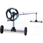 Mobile Aufrollvorrichtung ausziehbar bis 4,00 m aus Aluminium für Poolabdeckunge