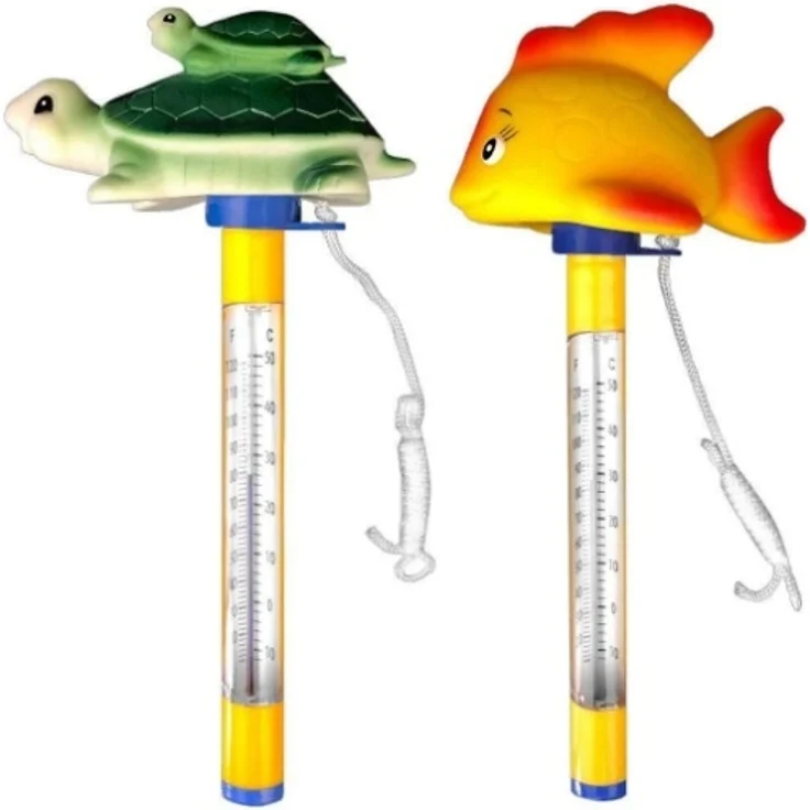 Pool Thermometer Set Goldfisch und Schildkröte