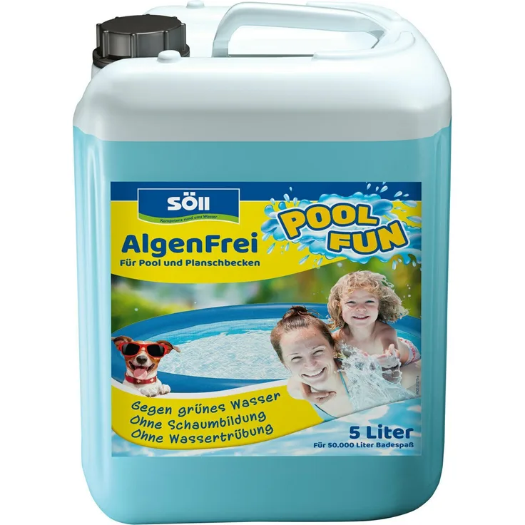 Söll Algenentferner Pool 5 Liter AlgenFrei für 50 Qbm