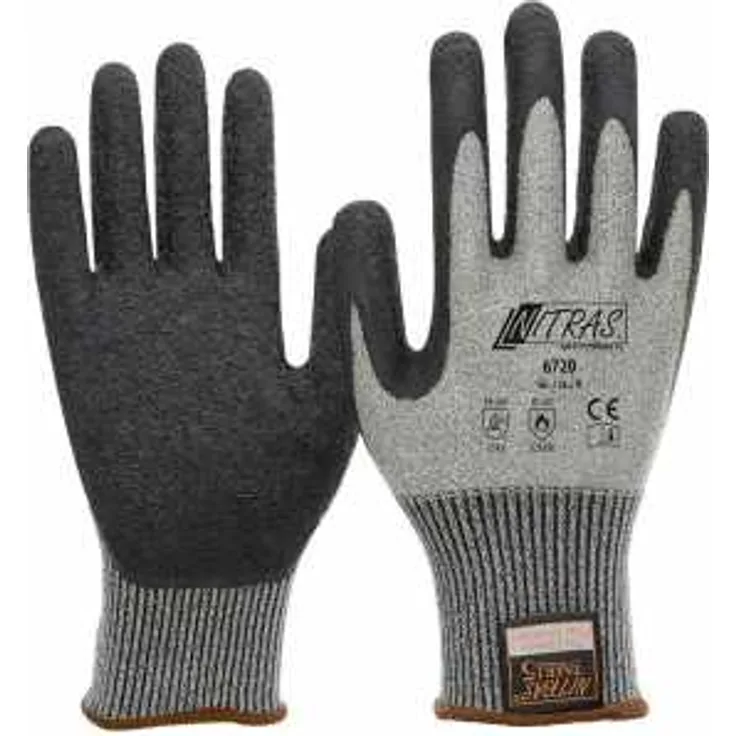 Nitras Schnittschutzhandschuh TAEKi 5 Latex-beschichtet, Gr. 8