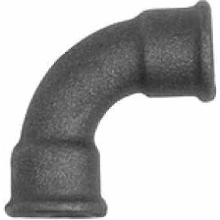 Riegler Bogen 2a, 90°, kurz, Rp 1 1/4 i., Rp 1 1/4 i., Temperguss schwarz