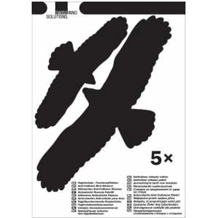 Swissinno Vogelschutz-Fensteraufkleber , 5 Stk. – Bild 1