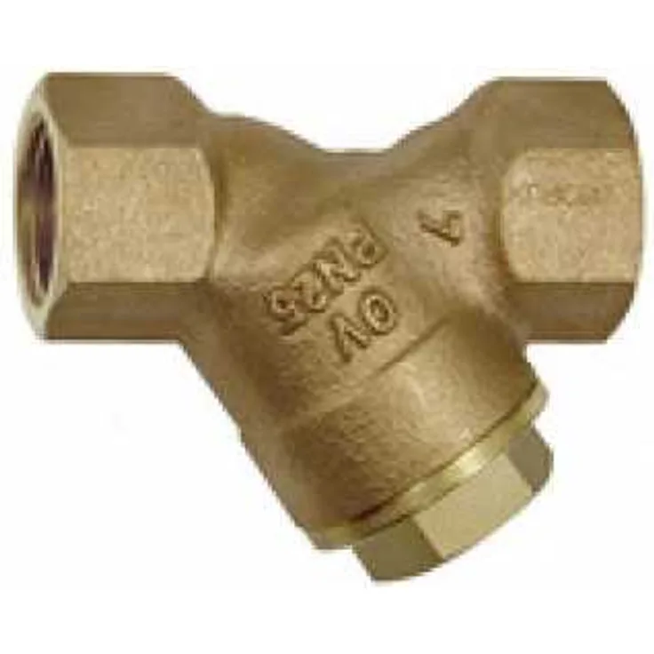 Riegler Schmutzfänger, Rotguss, G 1 1/4, DN 32, MW 0,6 mm