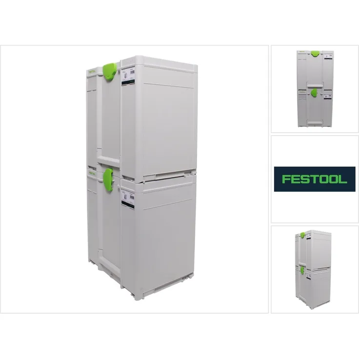 Festool Systainer Set 2x SYS3 M 337 ( 2x 204844 ) 32,4 Liter 396x296x337mm Werkzeugkoffer koppelbar