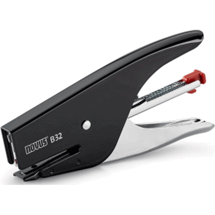 Novus Heftzange B32 15 Blatt schwarz