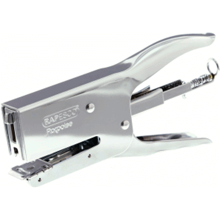 Rapesco Heftzange Porpoise 50 Blatt Chrom
