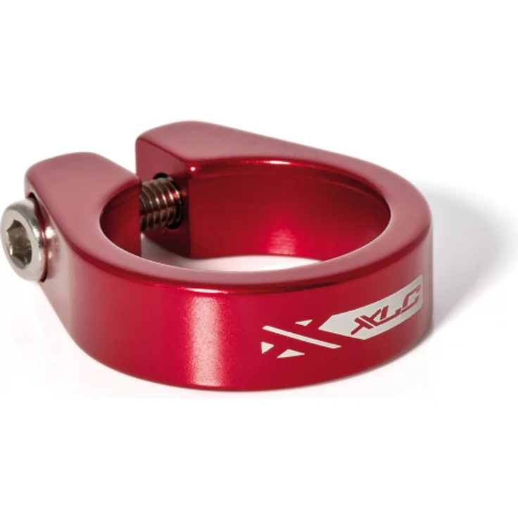 XLC Sattelstütz-Klemmring PC-B09 Ø 31,6mm, rot, Alu, mit Innensechskant
