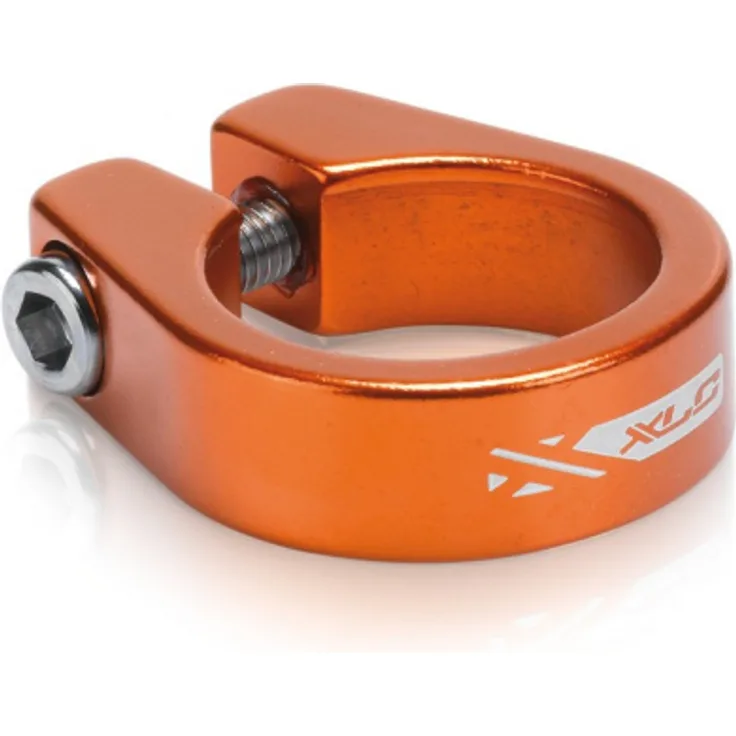 XLC Sattelstütz-Klemmring PC-B09 Ø 31,6 mm orange, mit Innensechskant