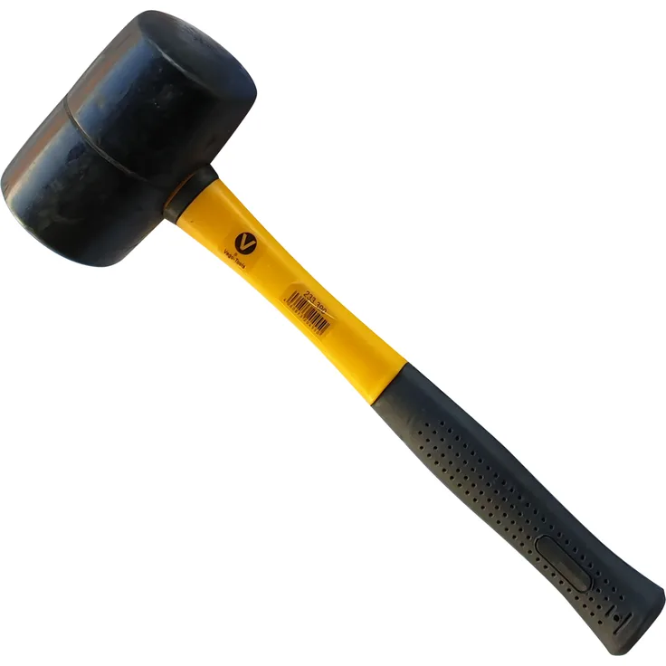 Gummihammer 500 g Hammer Ausbeulhammer Schonhammer Fiberglasstiel