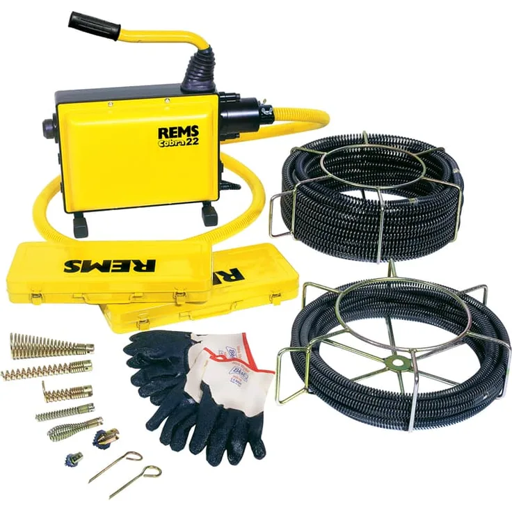 Rems Rohrreinigungsmaschine COBRA 22 16+22 Set 172012 - Preisvergleich